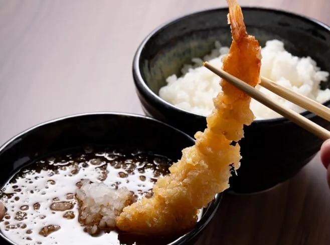 大根おろしたっぷりの天つゆで